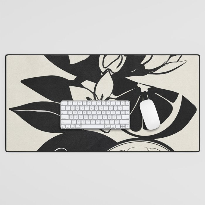 Line Art Oranges 1 Desk Mat Gallery Image 1
