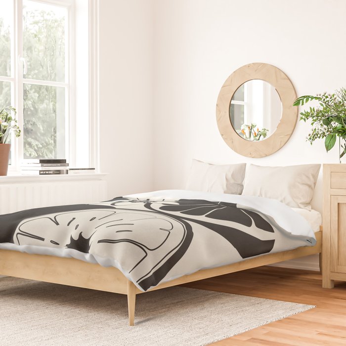 Line Art Oranges 1 Duvet Cover Gallery Image 2