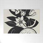 Line Art Oranges 1 Welcome Mat Gallery Image 1
