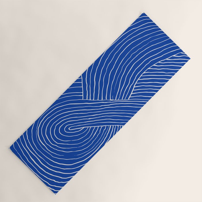 Strokes 01: Chathams Blue Edition  Yoga Mat Gallery Image 1
