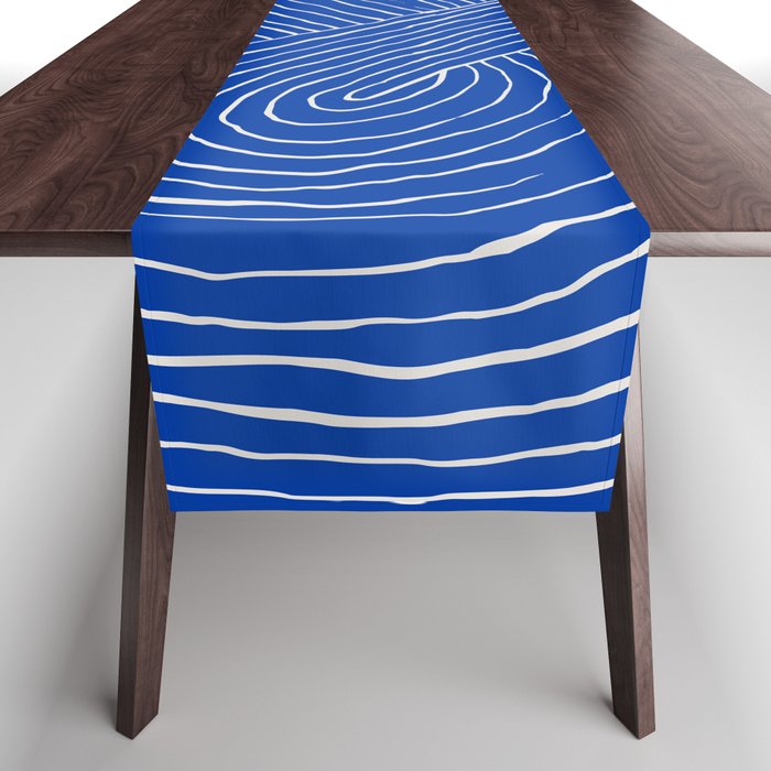 Strokes 01: Chathams Blue Edition  Table Runner Gallery Image 1