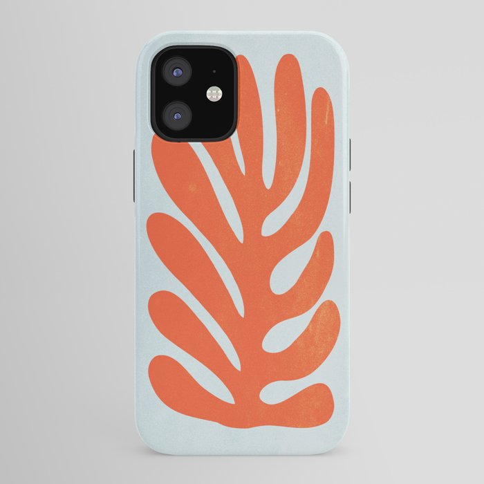 Fire Red: Wild Leaf | Matisse Foliage Paper Cutouts 01 iPhone Case Gallery Image 41