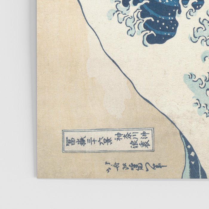 The Great Wave Off Kanagawa by Katsushika Hokusai Thirty Six Views of Mount Fuji - The Great Wave Poster Gallery Image 3
