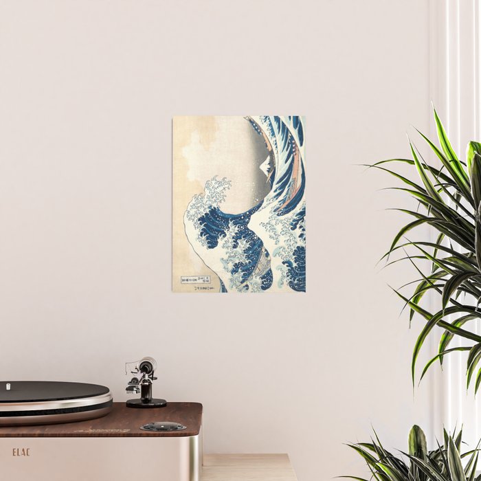 The Great Wave Off Kanagawa by Katsushika Hokusai Thirty Six Views of Mount Fuji - The Great Wave Poster Gallery Image 2