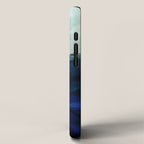 ocean wave blue abstract painting iPhone Case Gallery Image 2
