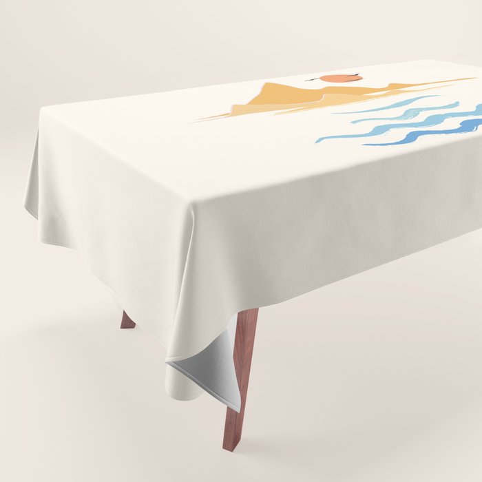 Minimalistic Summer III Tablecloth Gallery Image 1