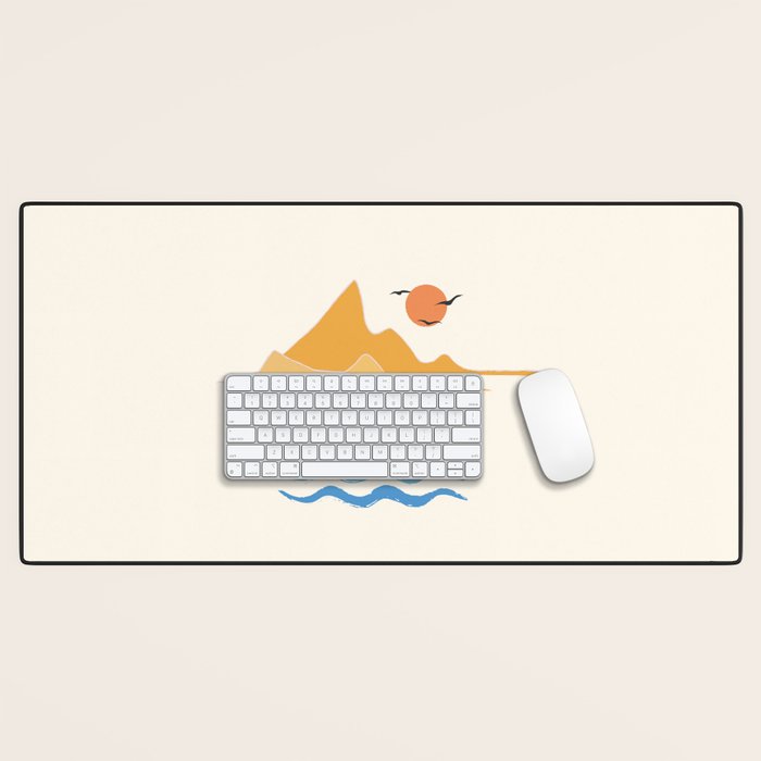 Minimalistic Summer III Desk Mat Gallery Image 1