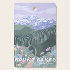 Mount Baker National Forest, Washington State, National Park Cutting Board Gallery Image 1