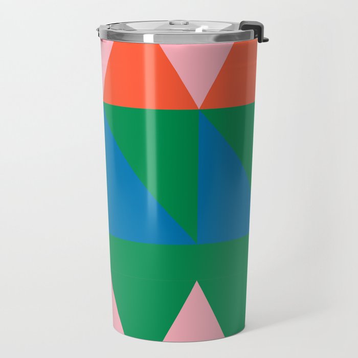 Geometric Shapes 220 Travel Mug Gallery Image 2