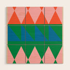 Geometric Shapes 220 Wood Wall Art Gallery Image 1