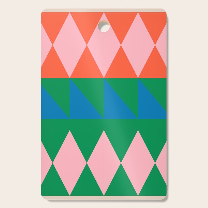 Geometric Shapes 220 Cutting Board Gallery Image 1