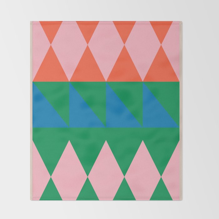 Geometric Shapes 220 Throw Blanket Gallery Image 2