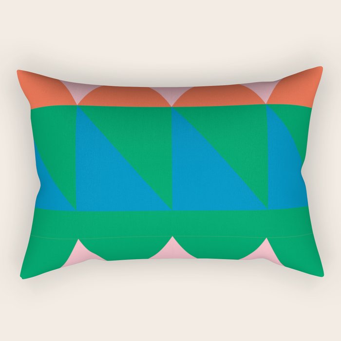 Geometric Shapes 220 Rectangular Pillow Gallery Image 1