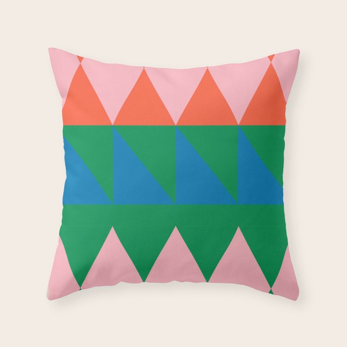 Geometric Shapes 220 Throw Pillow Gallery Image 6