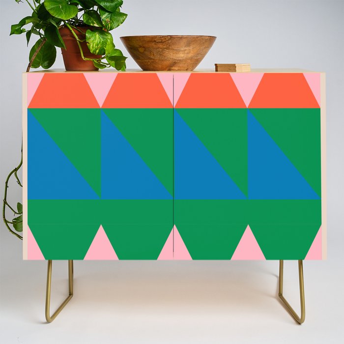 Geometric Shapes 220 Credenza Gallery Image 1