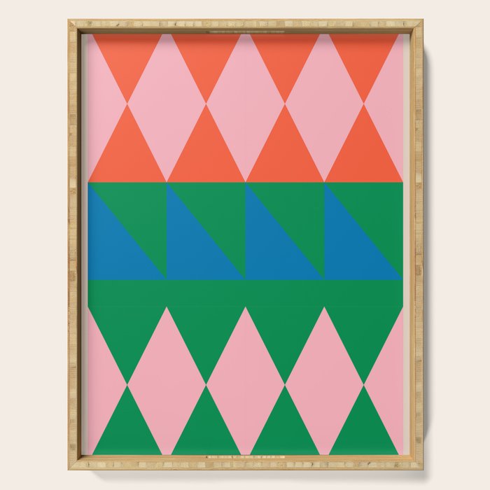 Geometric Shapes 220 Serving Tray Gallery Image 1