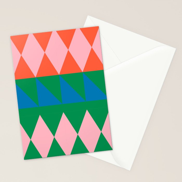 Geometric Shapes 220 Stationery Card Gallery Image 2