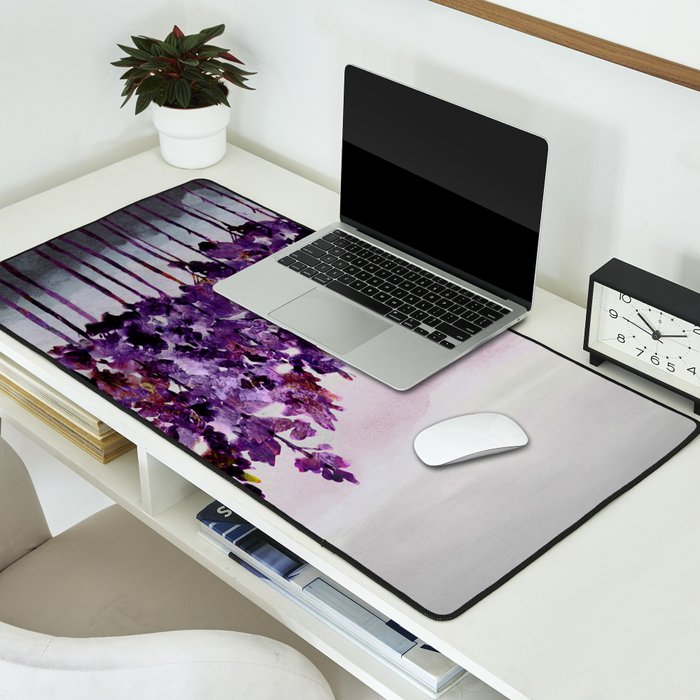 Purple Trees Desk Mat Gallery Image 2