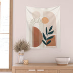 Modern Shapes Design 14 Wall Tapestry Gallery Image 2