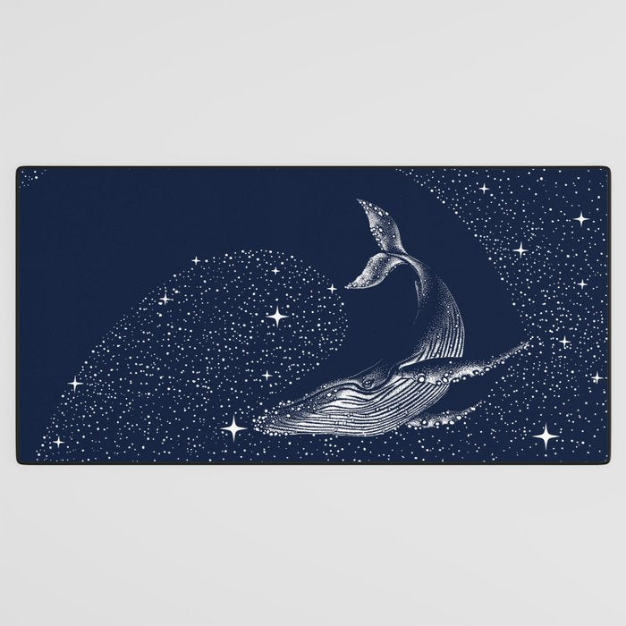 starry whale Desk Mat Gallery Image 3