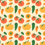 Veggie Love Pattern Coffee Mug Gallery Image 2
