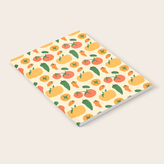 Veggie Love Pattern Notebook Gallery Image 1
