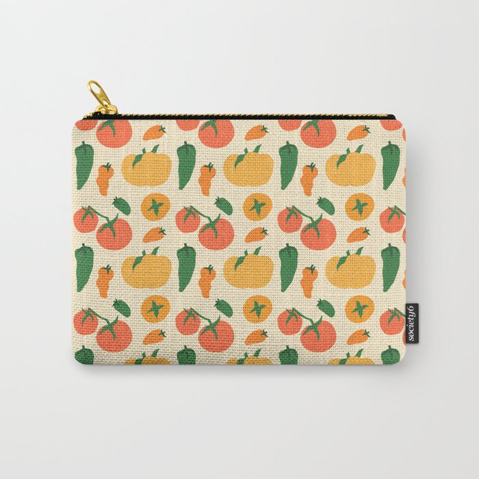 Veggie Love Pattern Carry All Pouch Gallery Image 1