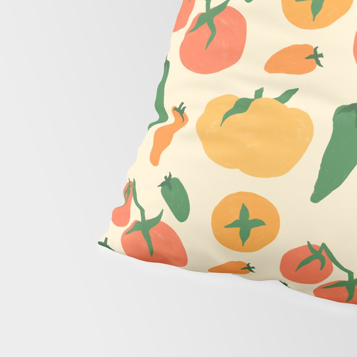 Veggie Love Pattern Pillow Sham Gallery Image 4