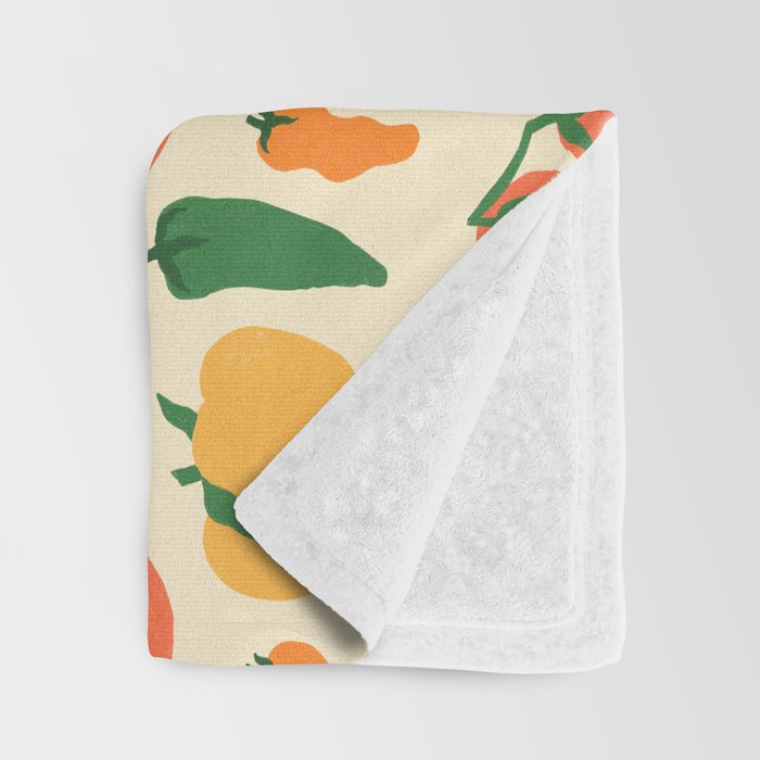 Veggie Love Pattern Throw Blanket Gallery Image 3