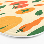 Veggie Love Pattern Bath Mat Gallery Image 3