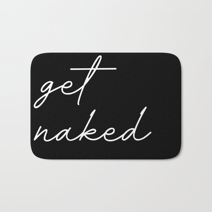 get naked Bath Mat Gallery Image 1