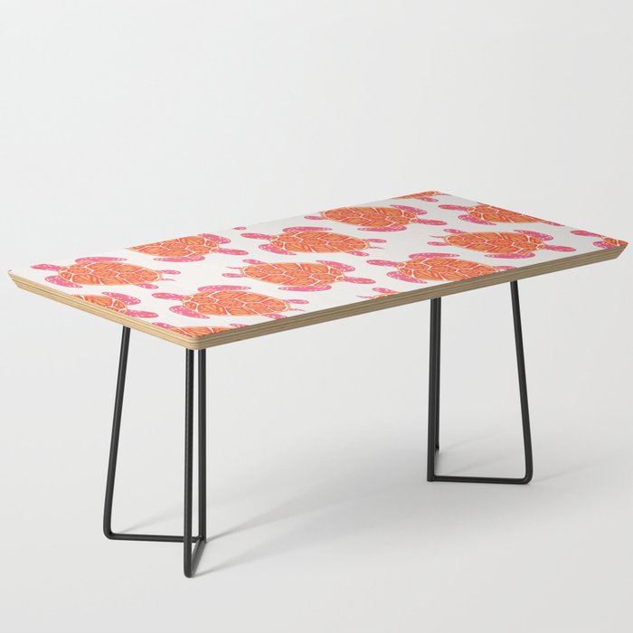 Sea Turtle - Melon Palette Coffee Table Gallery Image 1