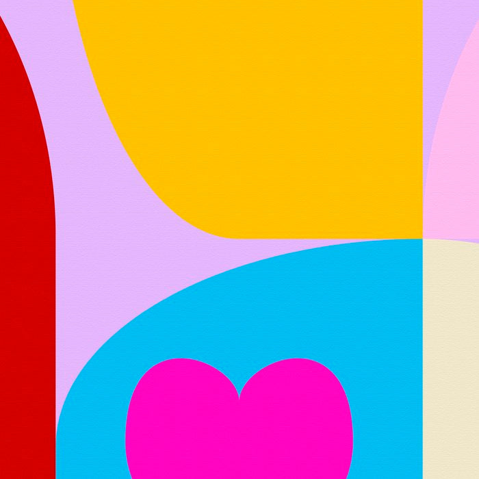V-day hearts mid century modern Coffee Mug Gallery Image 2