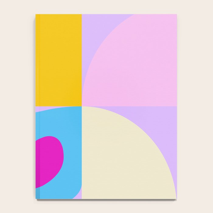 V-day hearts mid century modern Notebook Gallery Image 4