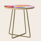 V-day hearts mid century modern Side Table Gallery Image 1