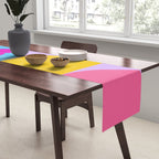 V-day hearts mid century modern Table Runner Gallery Image 2