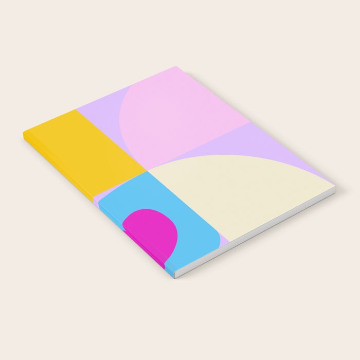 V-day hearts mid century modern Notebook Gallery Image 2
