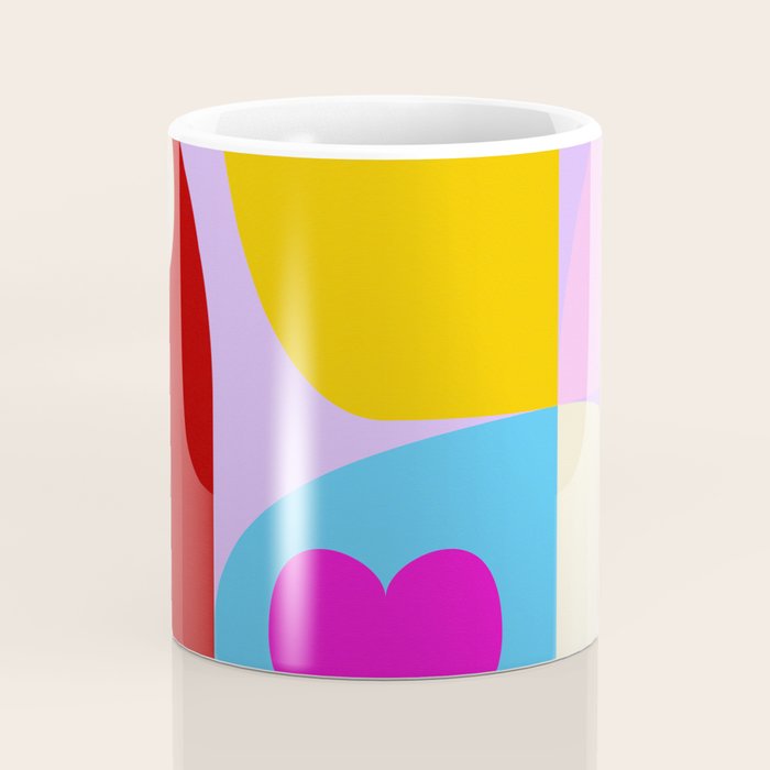 V-day hearts mid century modern Coffee Mug Gallery Image 4