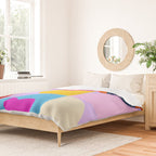 V-day hearts mid century modern Duvet Cover Gallery Image 2