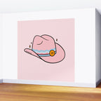 Aquarius Cowboy Hat Wall Mural Gallery Image 2