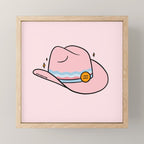 Aquarius Cowboy Hat Mini Art Print Gallery Image 1