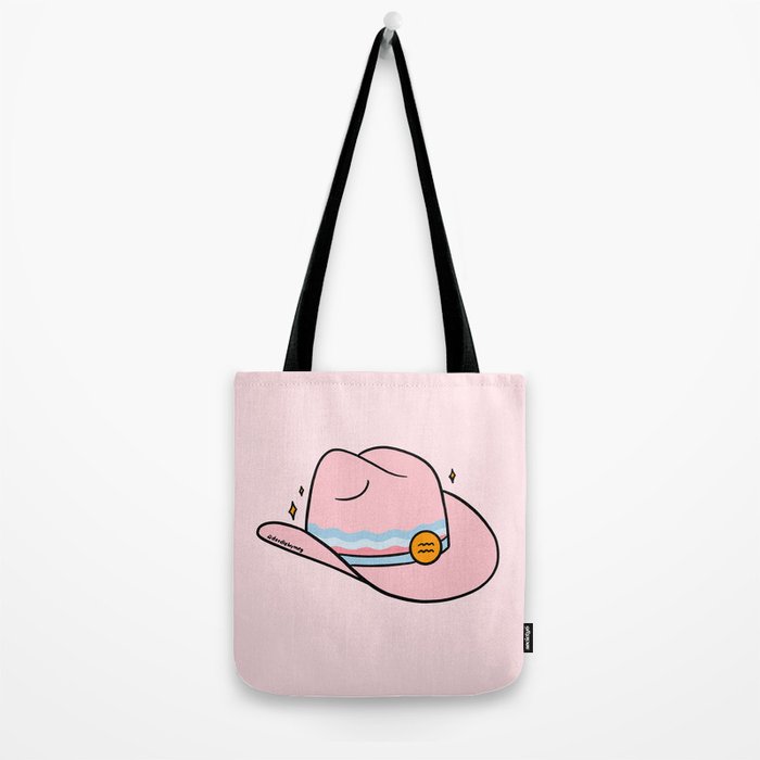 Aquarius Cowboy Hat Tote Bag Gallery Image 2