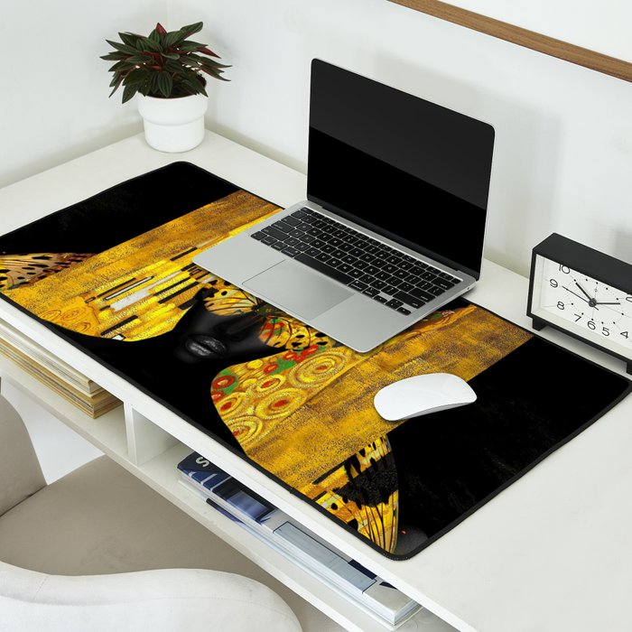 lady butterfly Desk Mat Gallery Image 2
