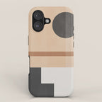 Mid Century Abstract Geometric 8 iPhone Case Gallery Image 1