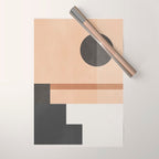 Mid Century Abstract Geometric 8 Wrapping Paper Gallery Image 1