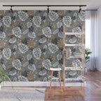Festive Forest - Grey Wall Mural Gallery Image 1