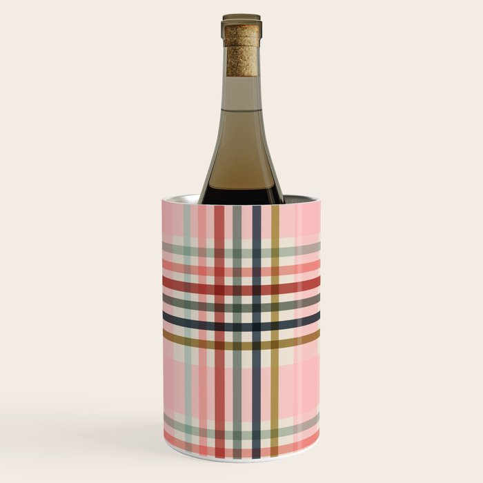 Modern Pastel Grid B Wine Chiller Gallery Image 1