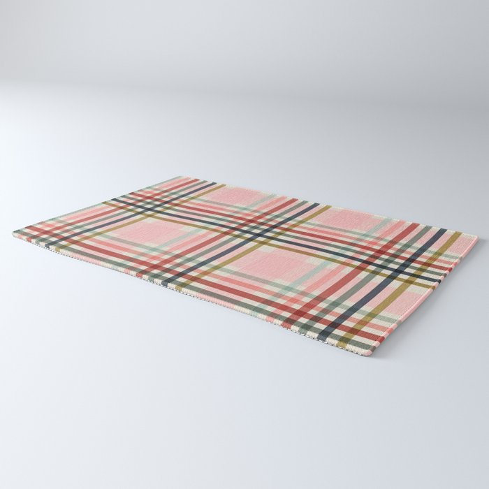 Modern Pastel Grid B Rug Gallery Image 3