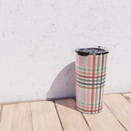 Modern Pastel Grid B Travel Mug Gallery Image 4