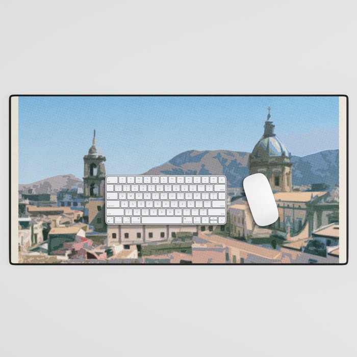 Visit Palermo Desk Mat Gallery Image 1